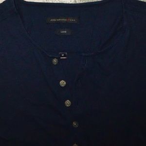 JOHN VARVATOS LUXE SS Henley